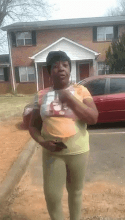 Angry Lady Throwing Phone GIF