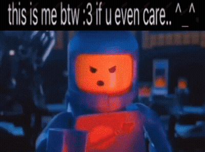 Angry Lego Man This Is Me Btw GIF