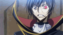 Angry Lelouch Lamperouge Point His Gun Code Geass GIF