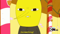 Angry Lemongrab Screeching GIF
