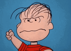 Angry Linus Van Pelt