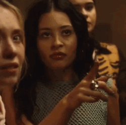 Angry Maddy Perez Pointing Forward GIF