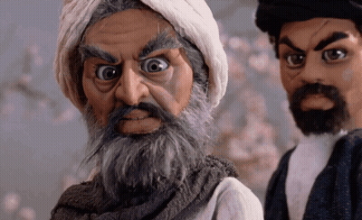 Angry Man With Beard And Turban GIF
