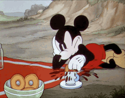 Angry Mickey Mouse Time To Make The Donuts GIF