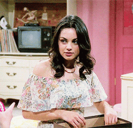 Angry Mila Kunis As Jackie Berkhart GIF