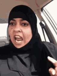 Angry Muslim Woman