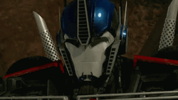Angry Optimus Prime Cussing GIF
