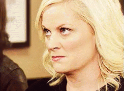 Angry Pout Leslie Knope