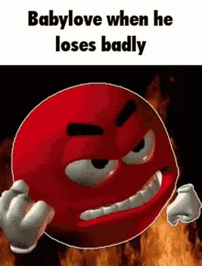 Angry Red Ball Babylove Losing GIF