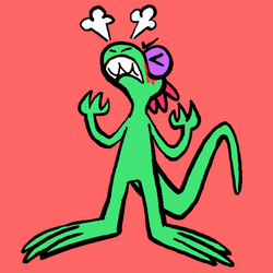 Angry Rex Face Pulls GIF