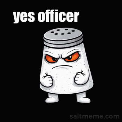Angry Salt Shaker Pointing Yes Officer This One GIF