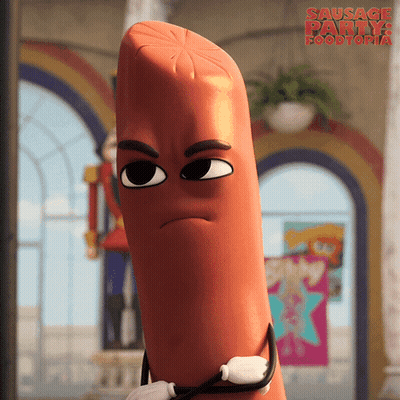 Angry Sausage From Sausage Party GIF