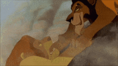 Angry Scar From Lion King With Green Smoke GIF