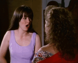 Angry Shannen Doherty Slapping Friend GIF