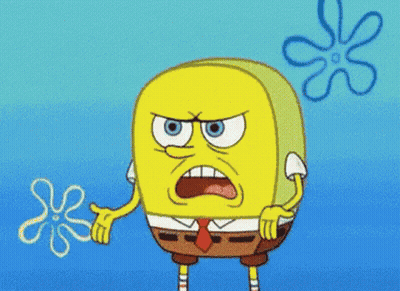 Angry Spongebob Cartoon GIF