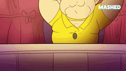 Angry Wario Smashing Wood GIF