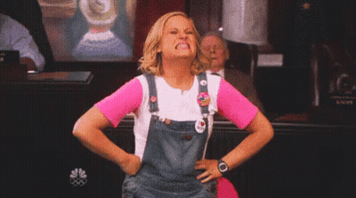 Angry Woman In Overalls And Pink Shirt GIF
