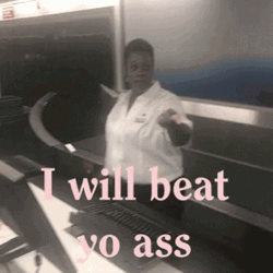Angry Woman Ready To Beat You Up GIF