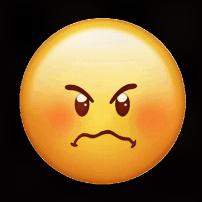 Angry Yellow Smiley Face GIF