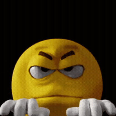 Angry Yellow Smiley Face GIF