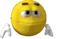 Angry Yellow Smiley Pointing Gun Sticker