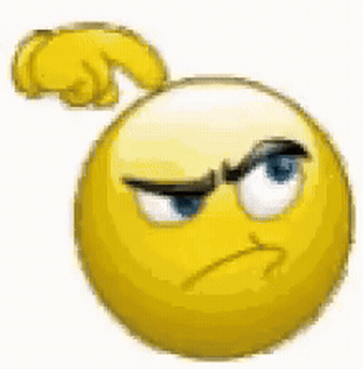 Angry Yellow Smiley With Pointing Finger GIF
