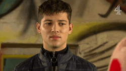 Angry Young Man Walk Off GIF