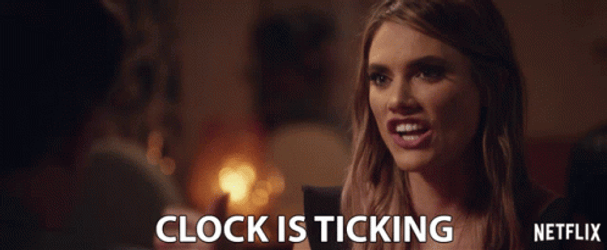 Angry Your Clock Is Ticking GIF