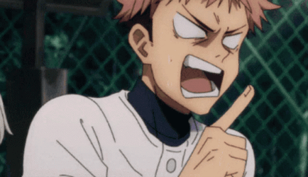Angry Yuji Pointing Finger GIF