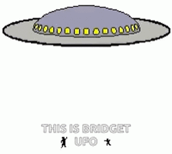 Aniamted Ufo Taking Man Bridget Ufo GIF