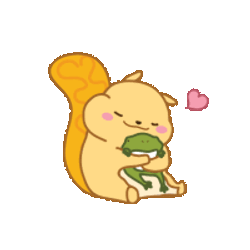 Animal Chipmunk Sticker GIF