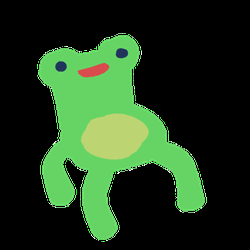 Animal Crossing Froggy Chair Sticker