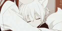 Animal Ears Boy Anime Cuddle GIF