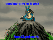 Animal Eating Fruits Says Good Morning Everyone GIF