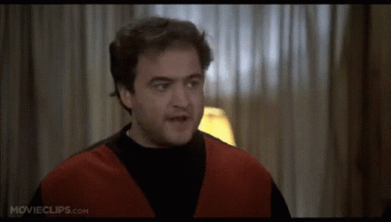 Animal House Bluto Running Away GIF