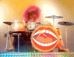 Animal Muppet Character Rimshot GIF