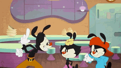 Animaniacs Characters Pun Gun GIF