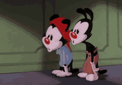 Animaniacs Sticking Out Its Tongues