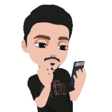 Animated Avatar Blocked Smartphone Click GIF