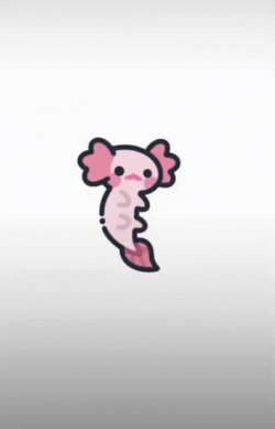 Animated Axolotl Meme You've Just Been Axolotl'd GIF