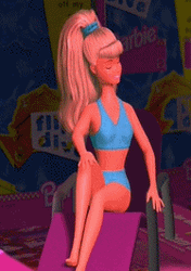 Animated Barbie Laughing Toy Story GIF