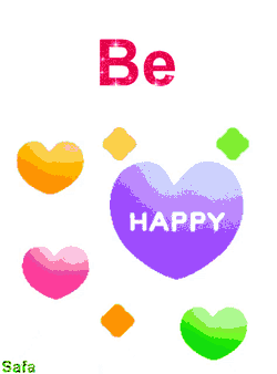 Animated Be Happy GIF