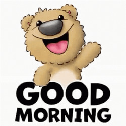 Animated Bear Happy Good Morning GIF