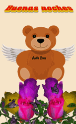 Animated Bear Hug Buenas Tardes GIF