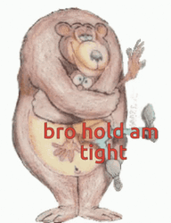 Animated Bear Tight Hold GIF