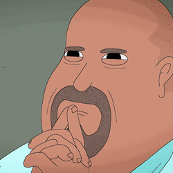 Animated Bearded Guy Has Doubts GIF