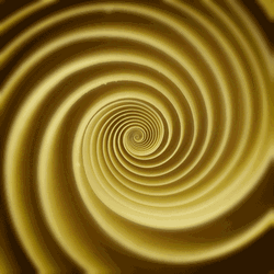 Animated Beige Spiral Loop GIF