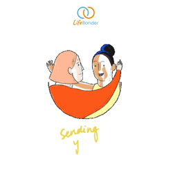 Animated Bestfriends Sending You A Hug Sticker GIF