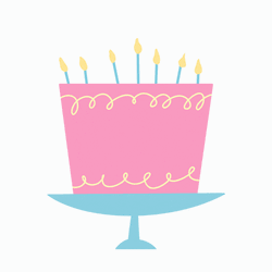 Animated Birthday Cake Happy Birthday Mary GIF 