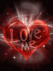 Animated Blinking Heart Love Me GIF